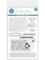 Craft Consortium Stamp, Handwriting