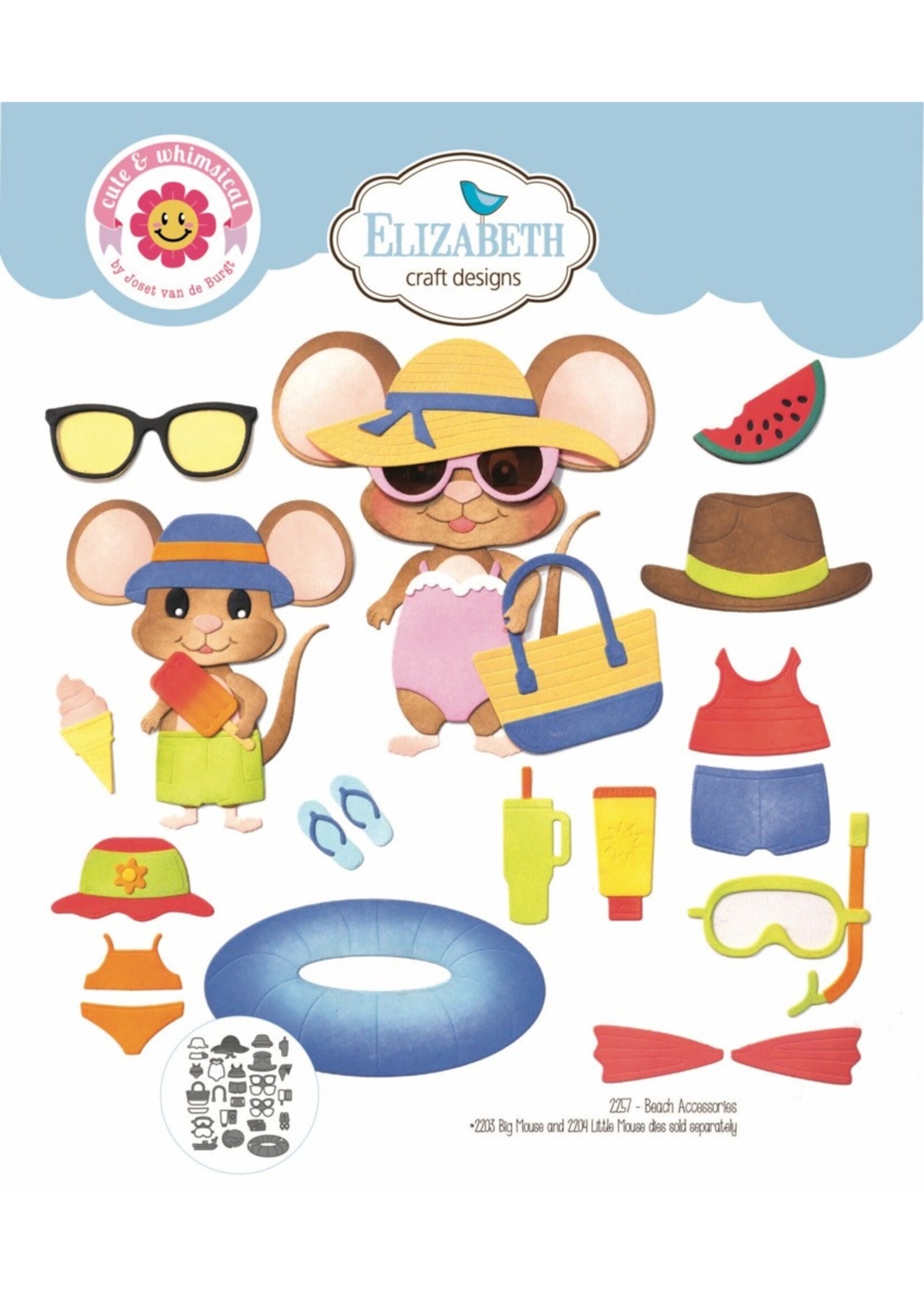 Elizabeth Craft Design ECD Die, Beach Accessories