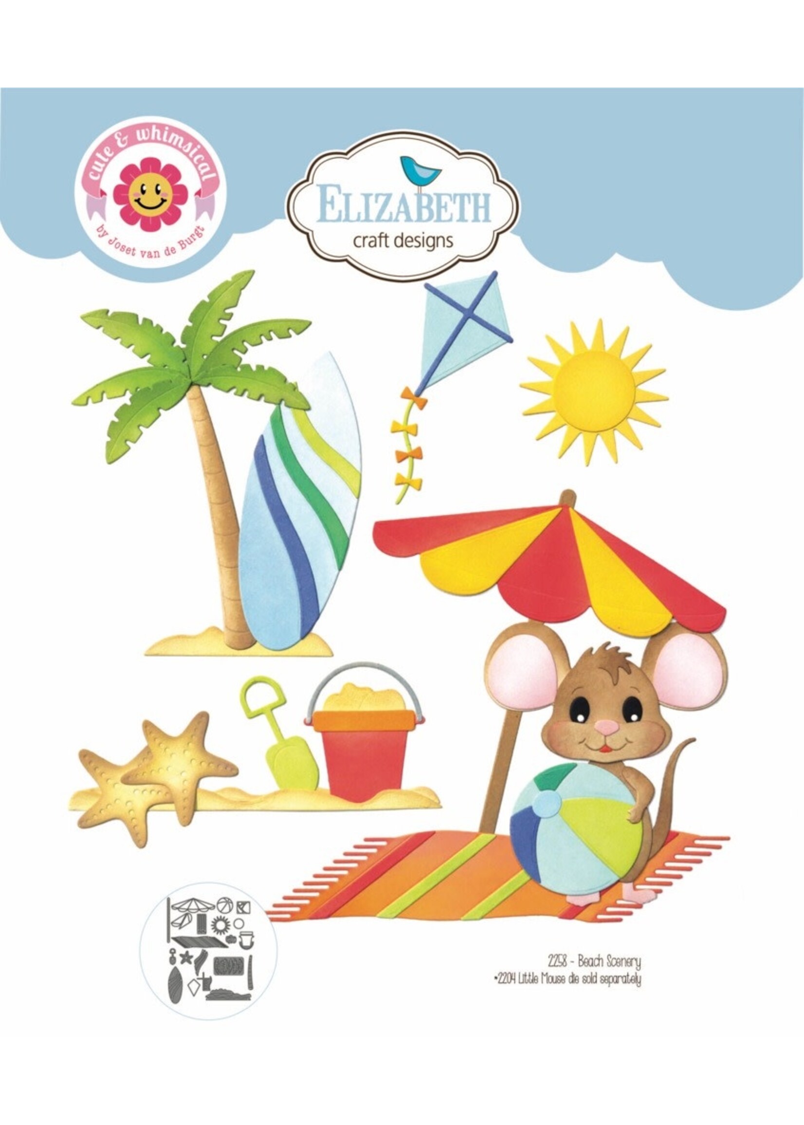 Elizabeth Craft Design ECD Die, Beach Scenery