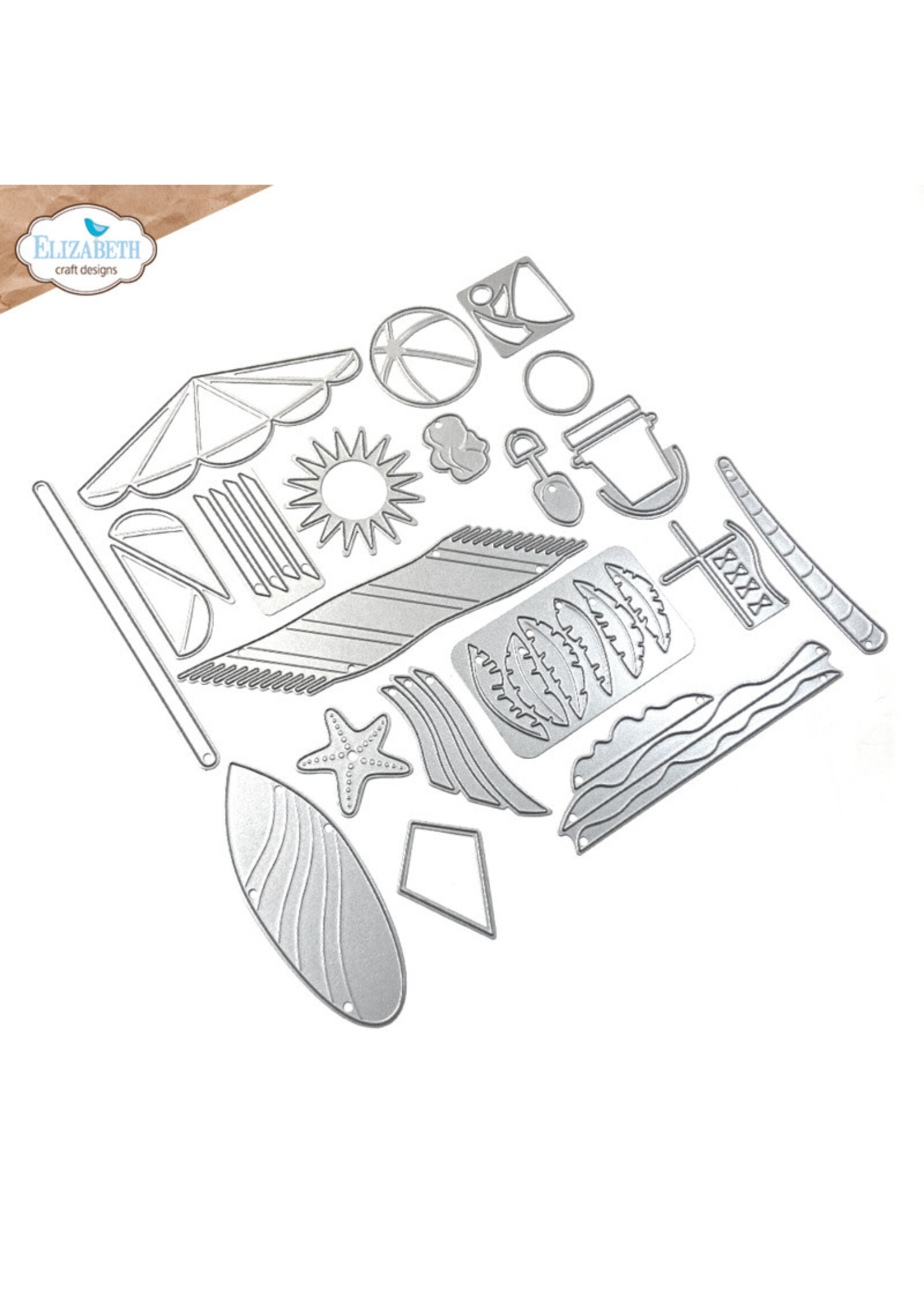 Elizabeth Craft Design ECD Die, Beach Scenery