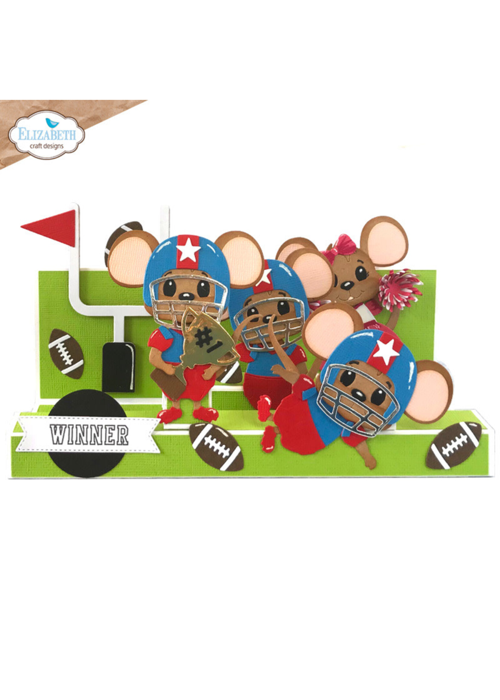 Elizabeth Craft Design ECD Die, Football & Baseball Accessories