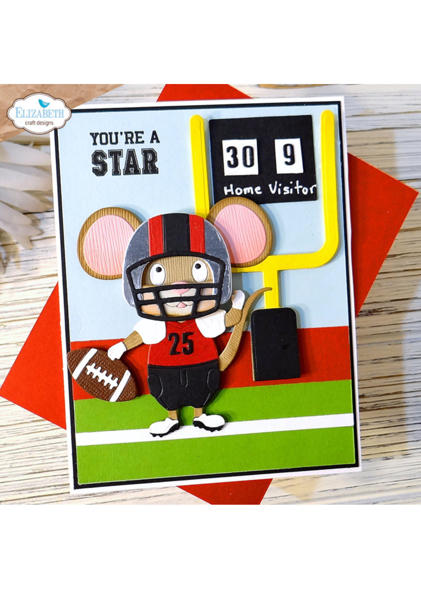 Elizabeth Craft Design ECD Die, Football & Baseball Accessories