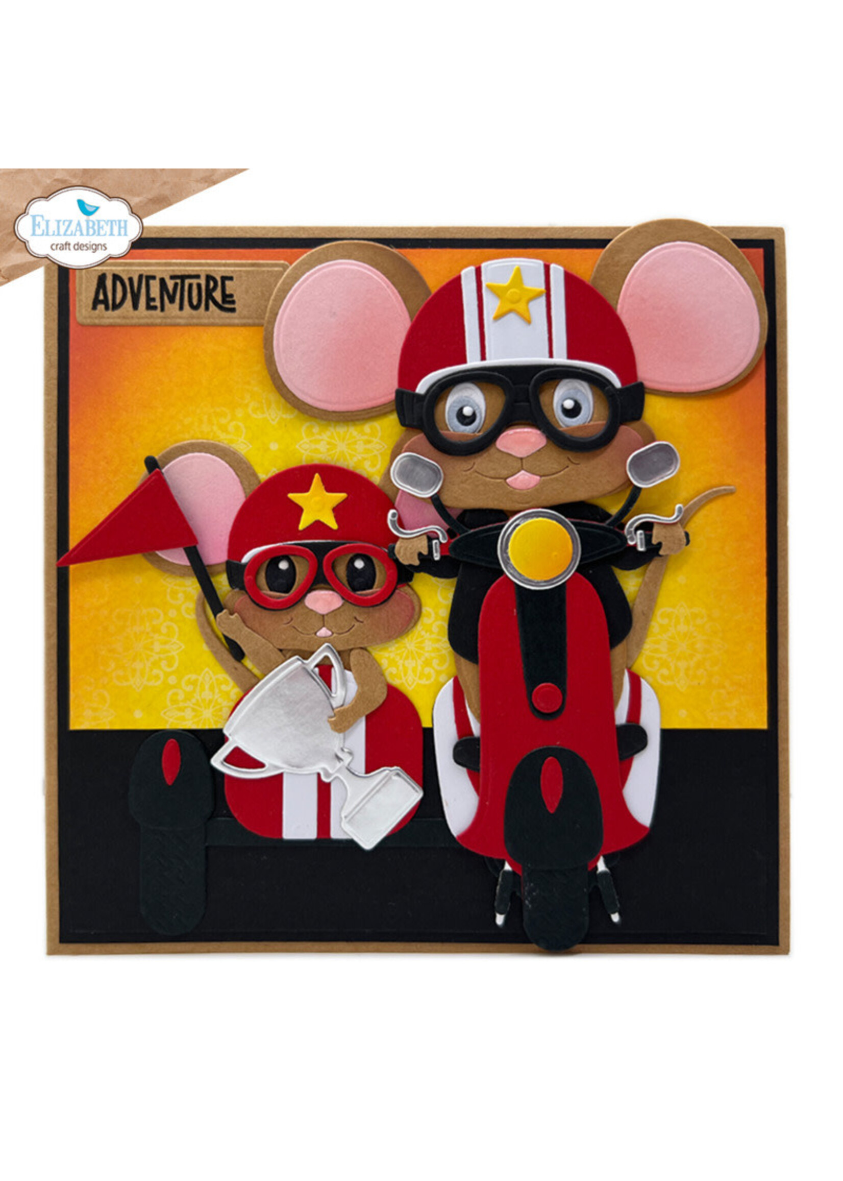 Elizabeth Craft Design Die, Scooter with Sidecar