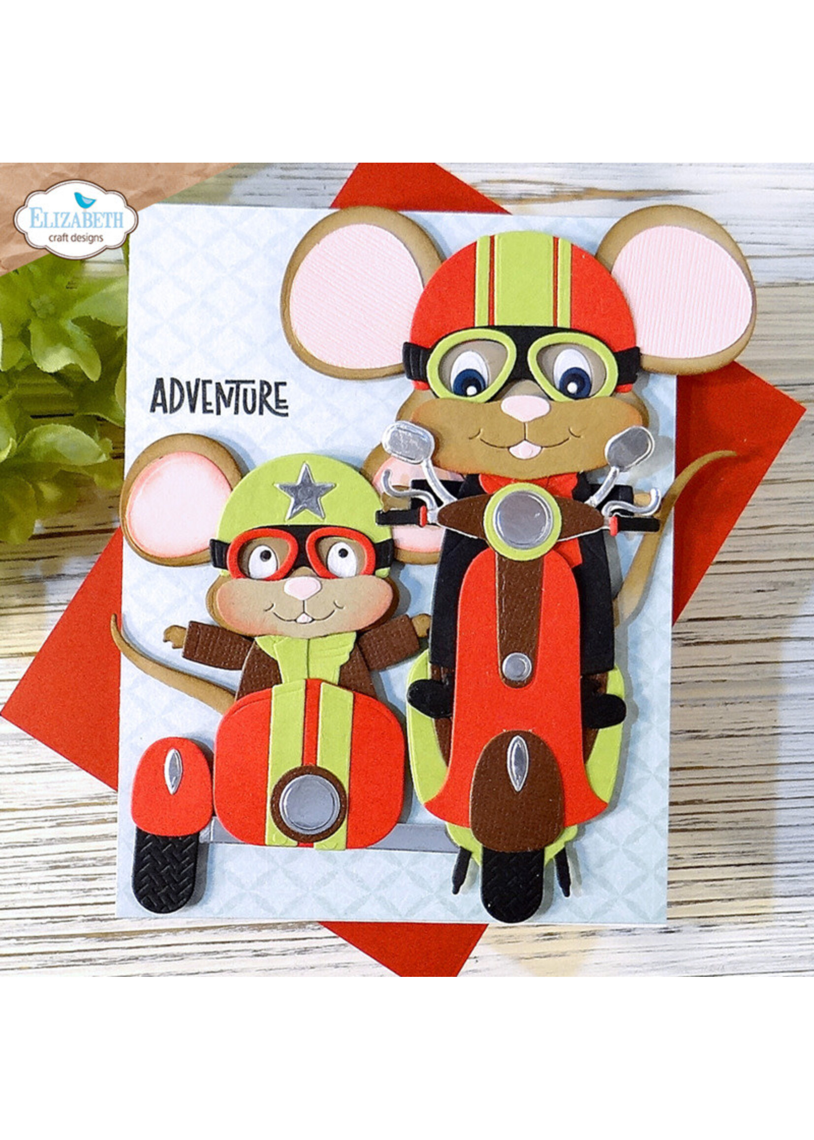 Elizabeth Craft Design Die, Scooter with Sidecar