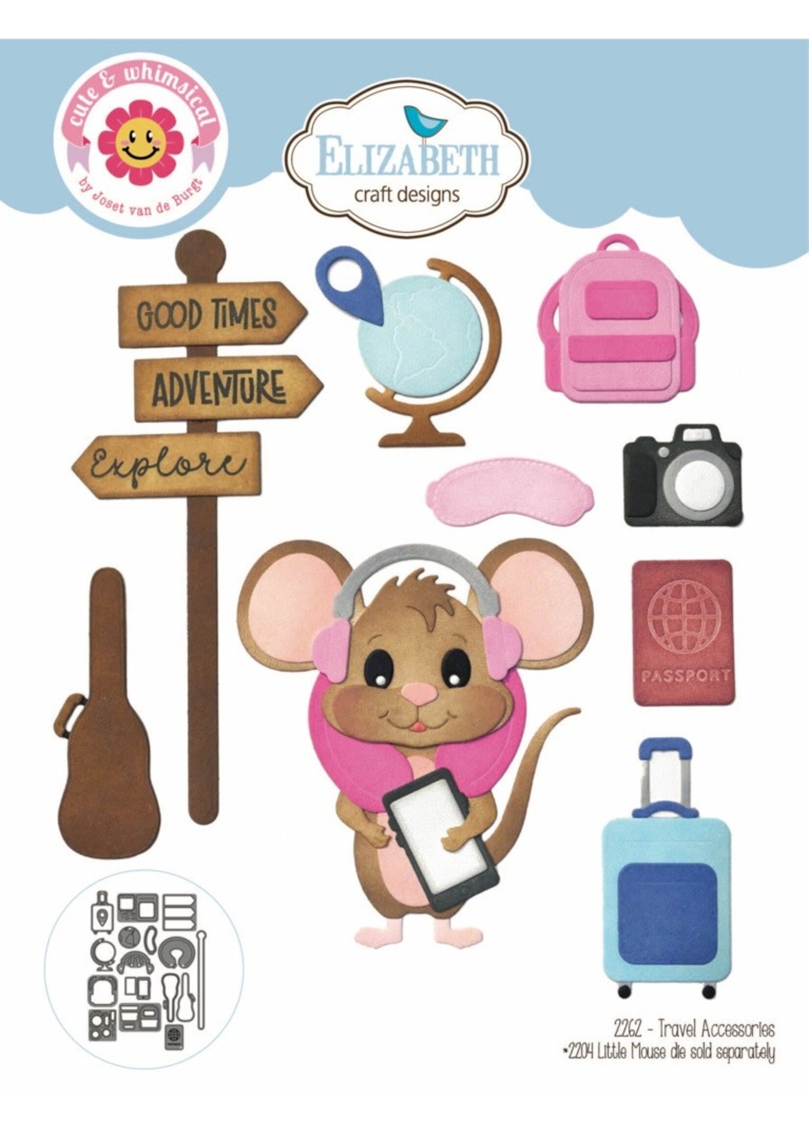 Elizabeth Craft Design ECD Die, Travel Accessories