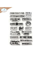 Elizabeth Craft Design ECD Stamp, Sport Sentiments
