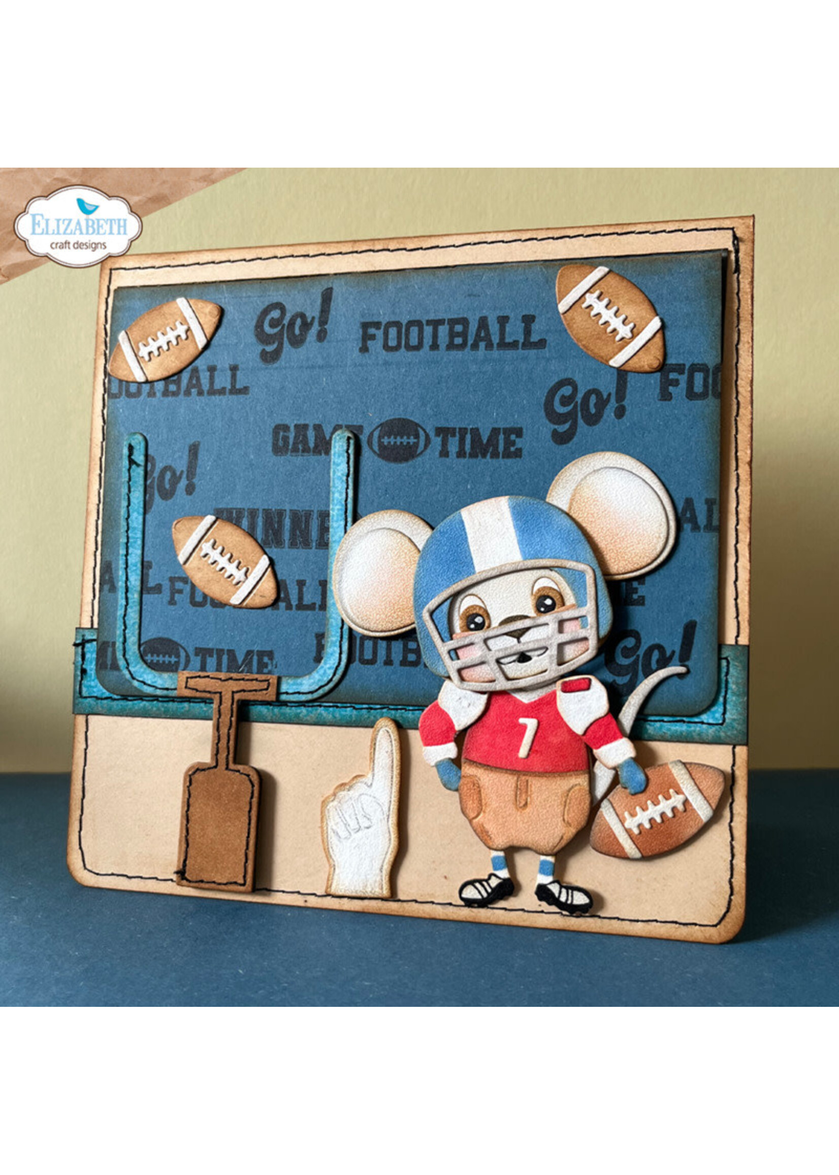 Elizabeth Craft Design Stamp, Sport Sentiments