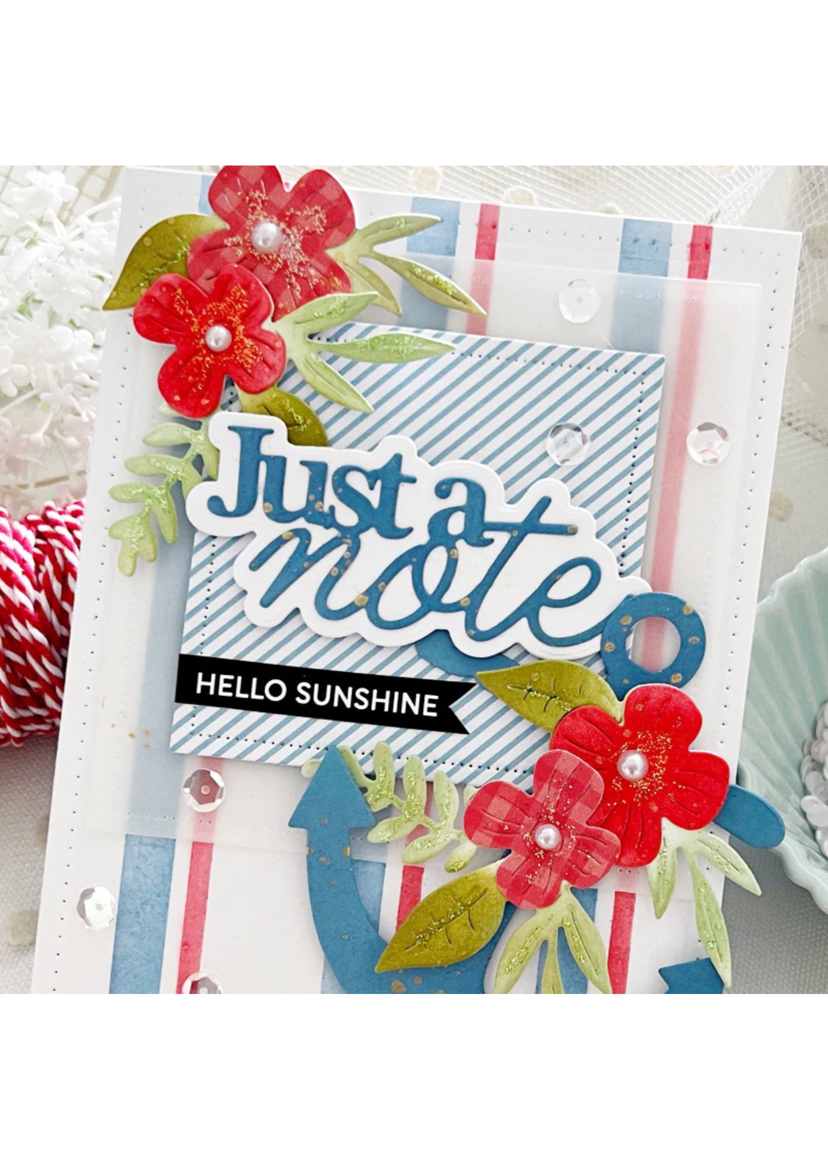 Waffle Flower Die, Nesting Piercing Squares