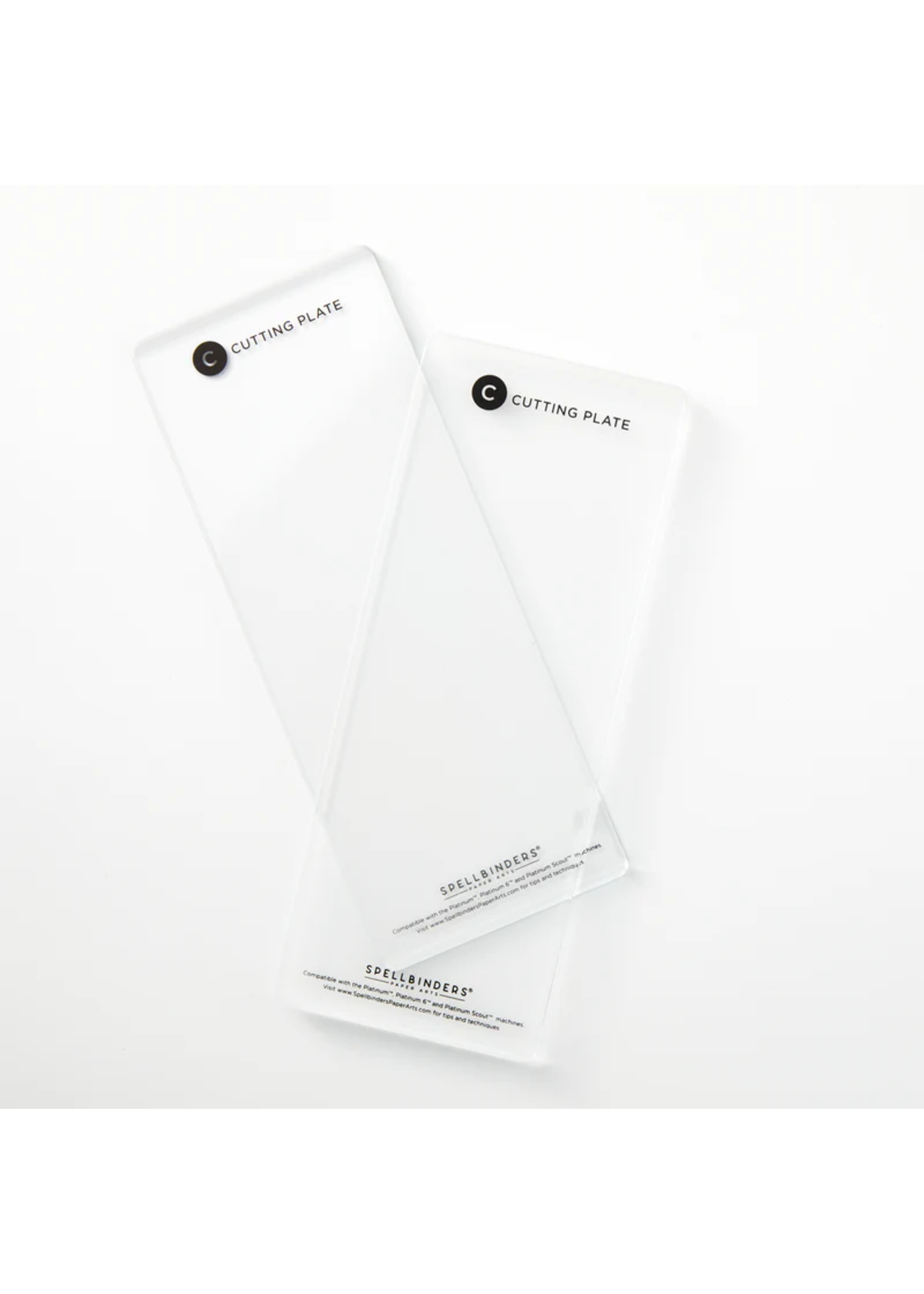 Spellbinders Platinum Scout Compact Cutting Plates (C), Clear (2)