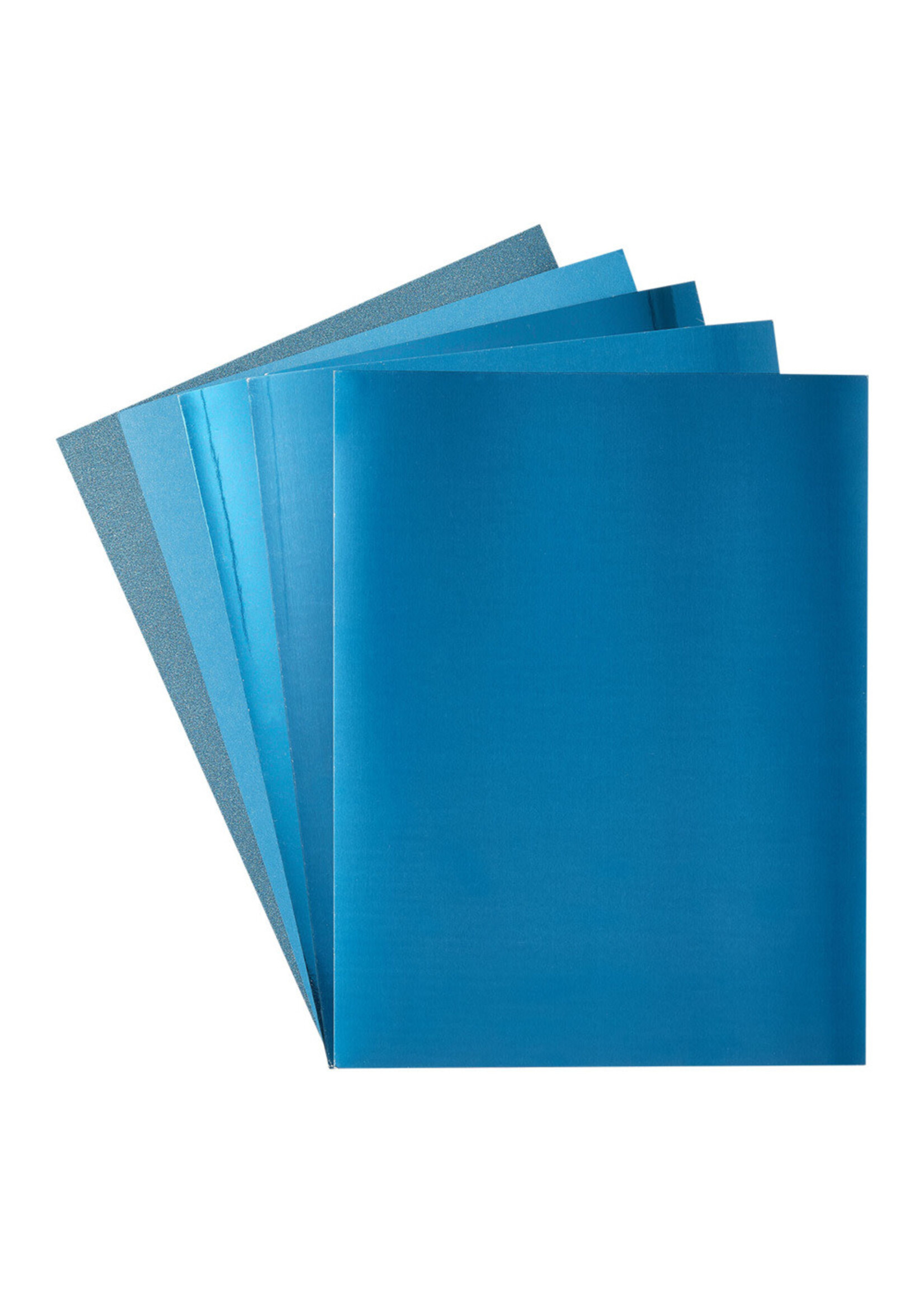 Spellbinders Spellbinders 8.5x11 Treasured Cardstock Assorted, Aquamarine (15)