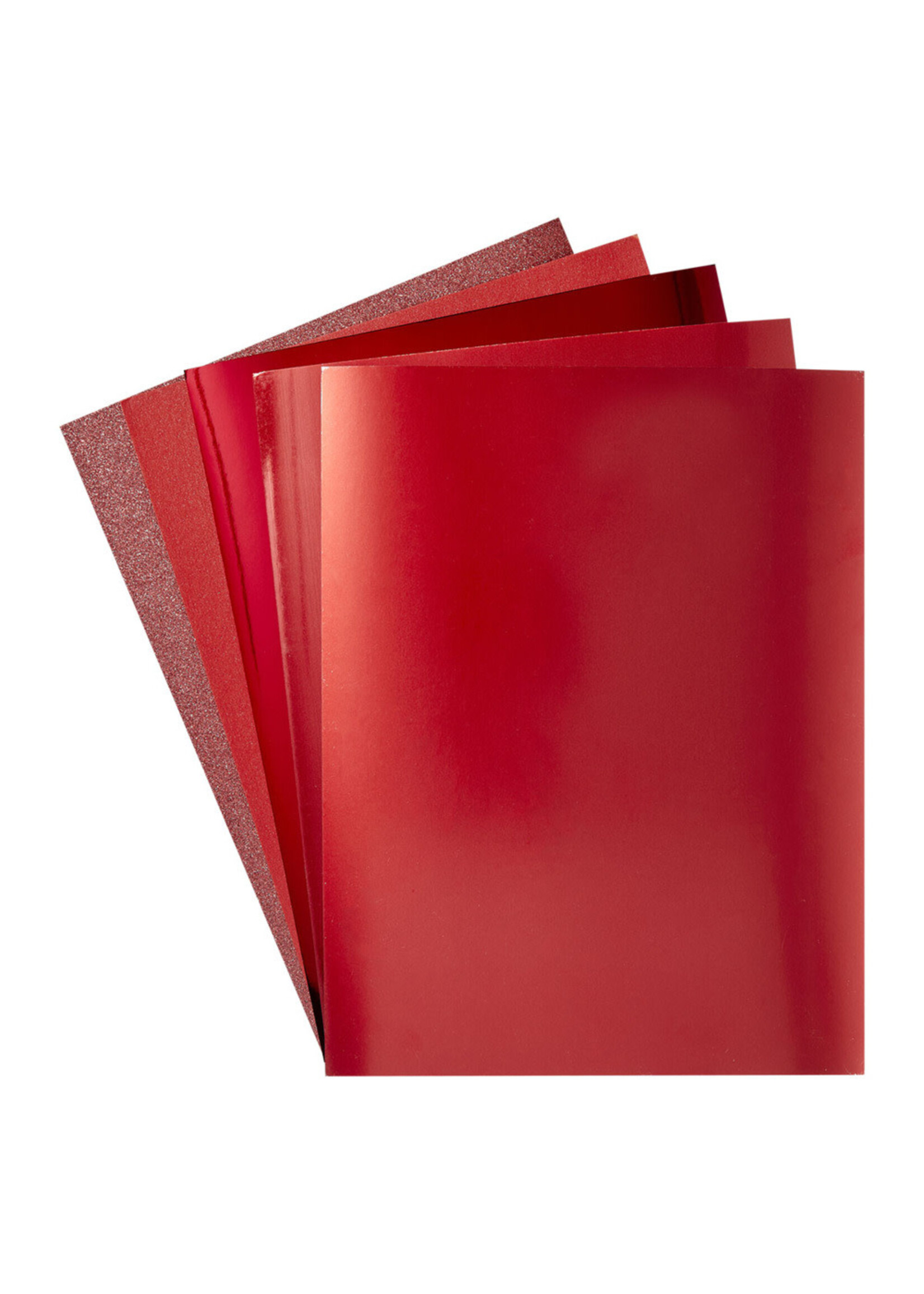 Spellbinders 8.5x11 Treasured Cardstock Assorted, Ruby (15)