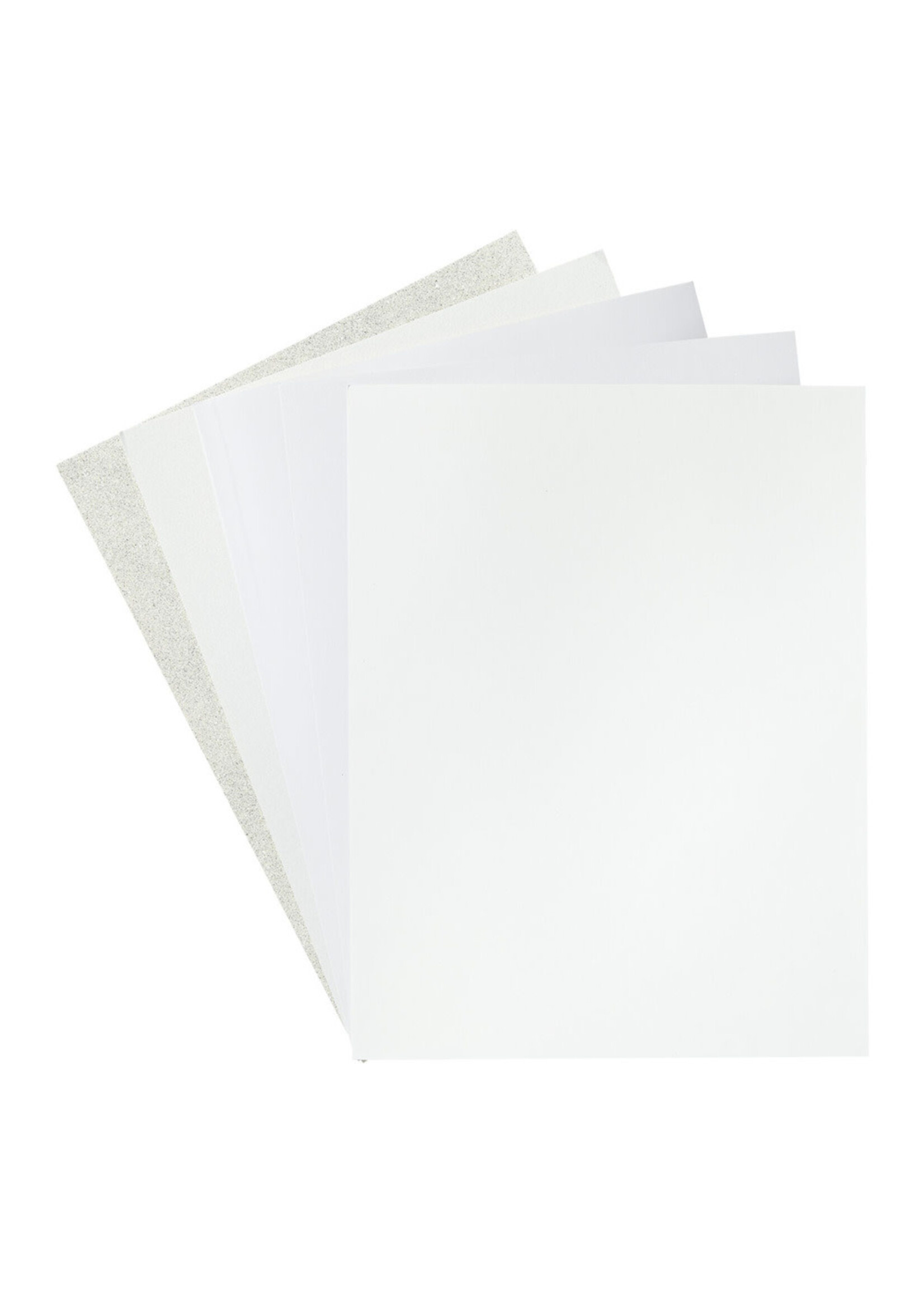 Spellbinders 8.5x11 Treasured Cardstock Assorted, Antique White (15)