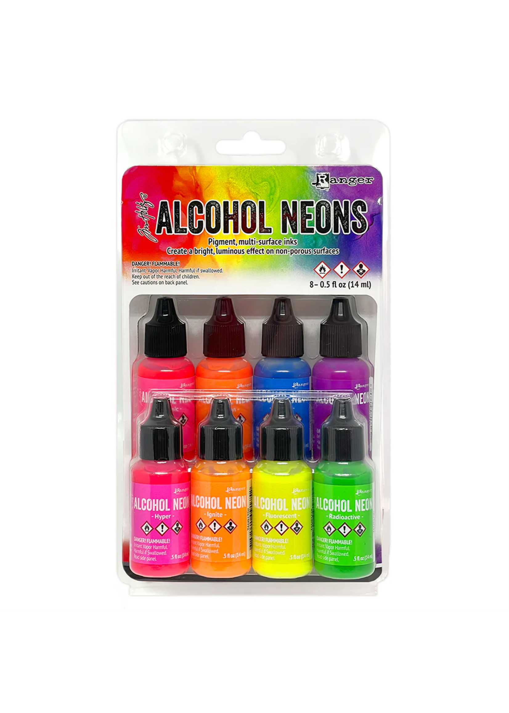 Ranger Tim Holtz Alcohol Neon Sets (8 pc)