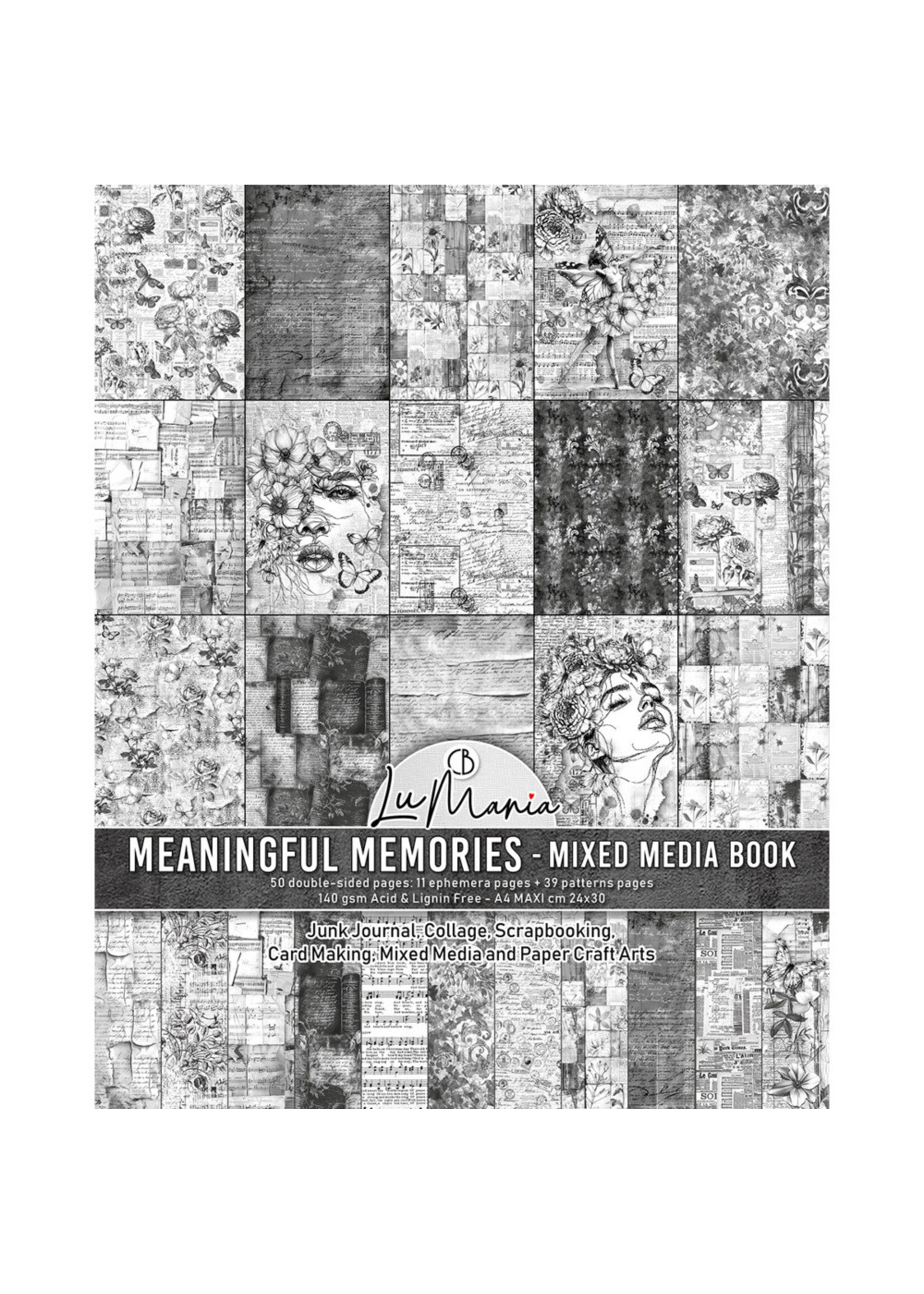 Ciao Bella LuMania A4 Mixed Media Book, Meaningful Memories