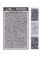 Ciao Bella Ciao Bella LuMania Mixed Media Triple Layer Stencils, Set #004