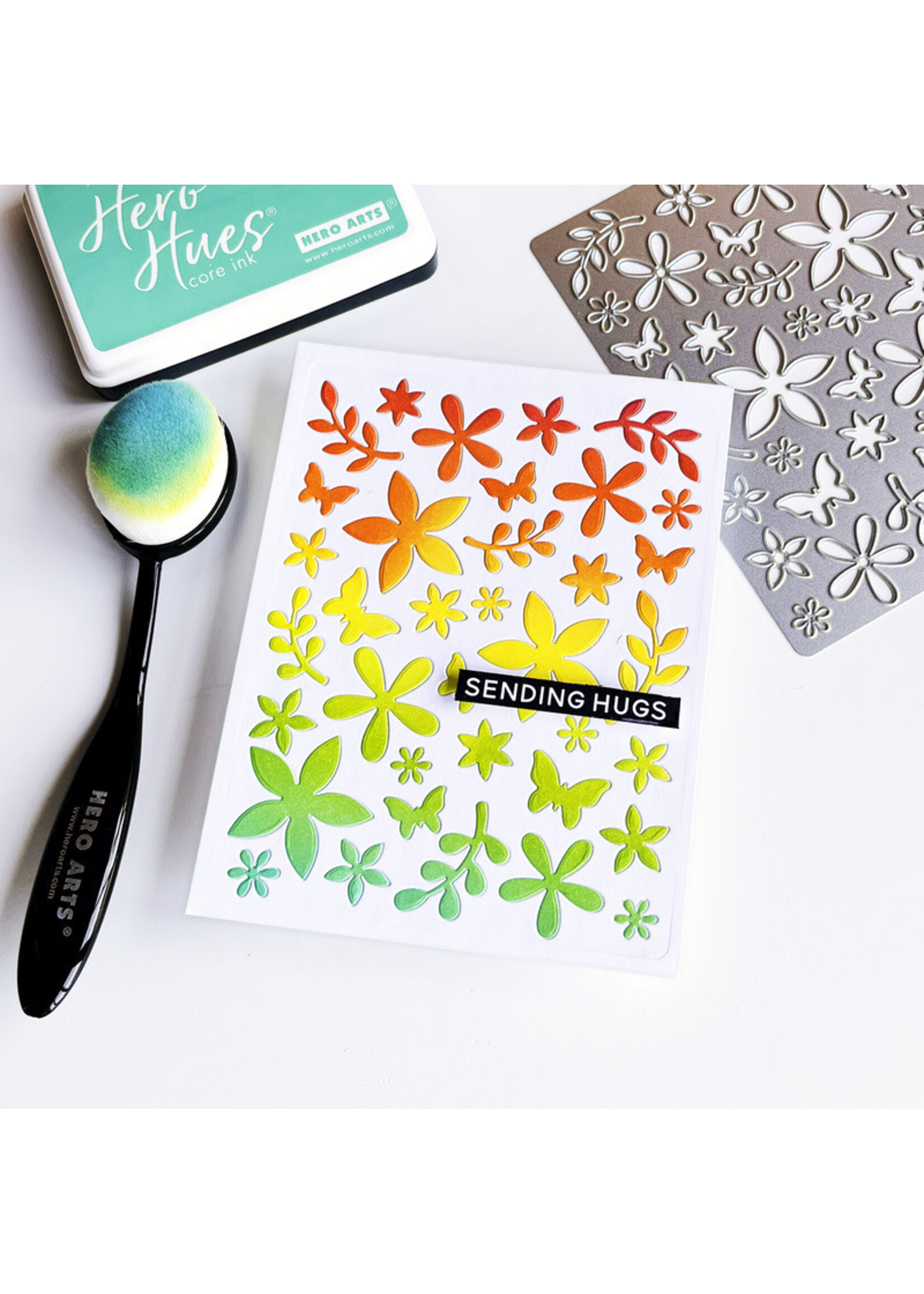 Hero  Arts Hero Arts Cover Plate Die, Flower Pattern