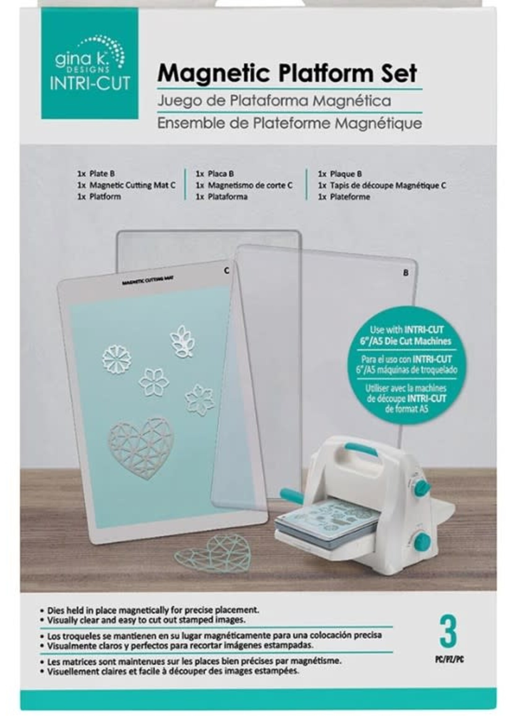 Gina K Gina K Intri-Cut - Magnetic Platform Set