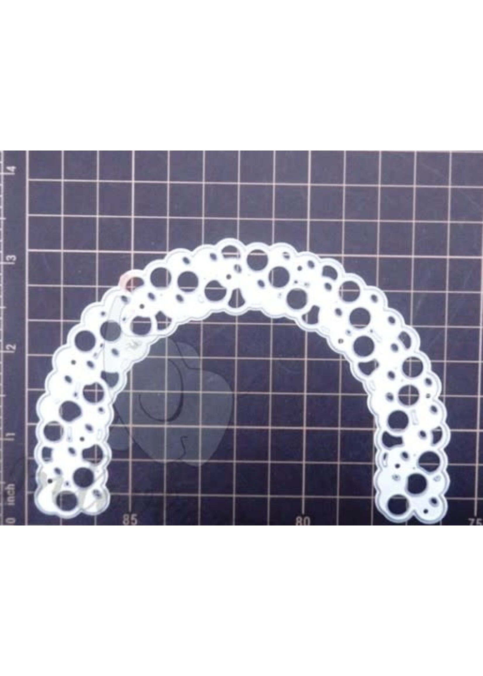 inLoveArts inLoveArts Die, Semicircle Bubble Border