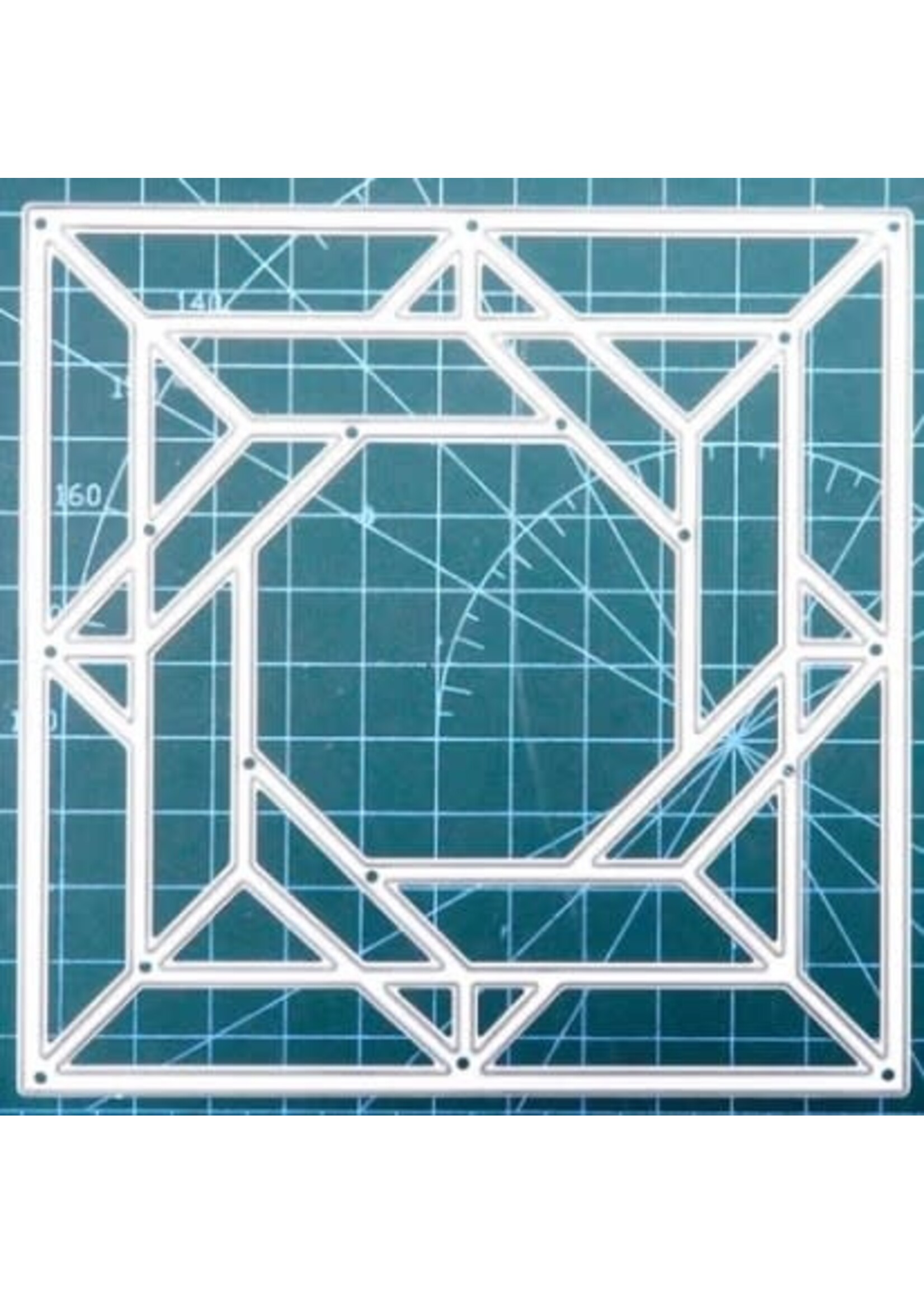 inLoveArts inLoveArt Die, Interlaced Square Background Board