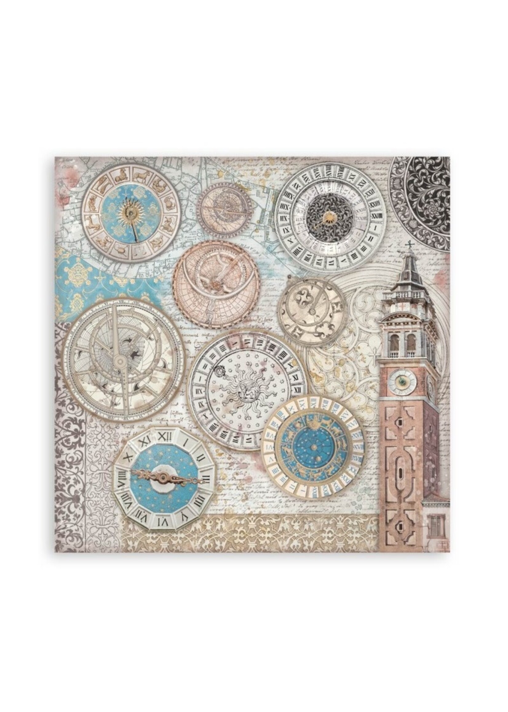 Stamperia Stamperia 12x12 Maxi Paper Pad, Venice City of Art