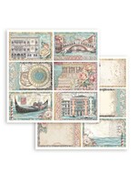 Stamperia 12x12 Venice City of Art, 6 Cards
