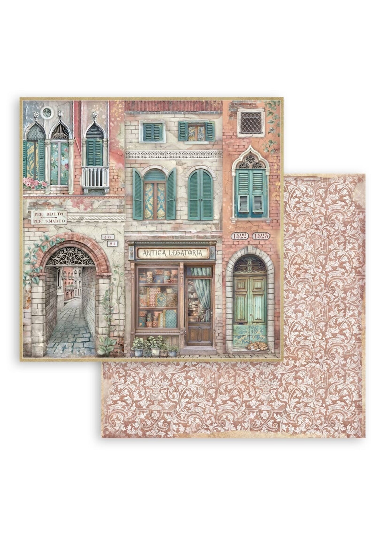 Stamperia Stamperia 12x12 Venice City of Art, Antica Legatoria