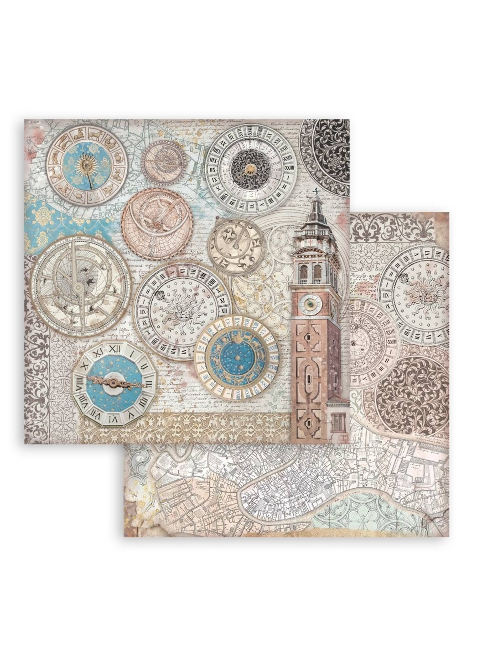 Stamperia Stamperia 12x12 Venice City of Art, Bell Tower