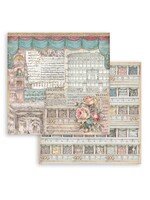 Stamperia Stamperia 12x12 Venice City of Art, Vintage Books