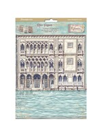 Stamperia A4 Rice Paper Selection, Venice City of Art (6 sheets)