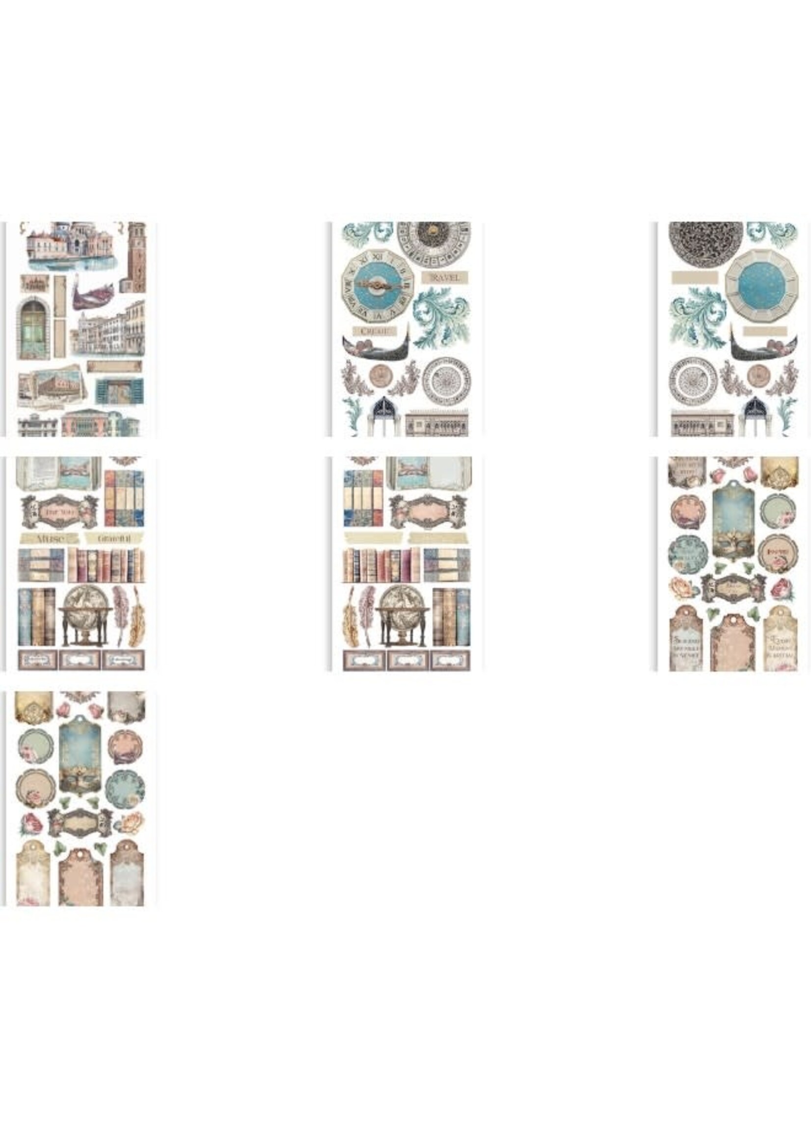 Stamperia Stamperia Paper Cut-Outs, Venice City of Art