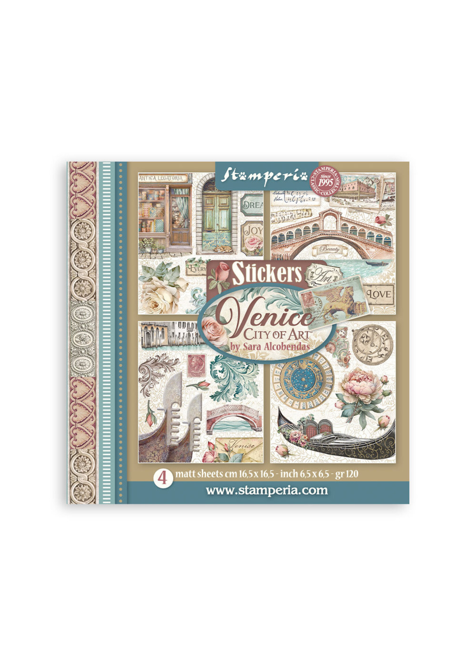 Stamperia Stamperia Stickers, Venice City of Art