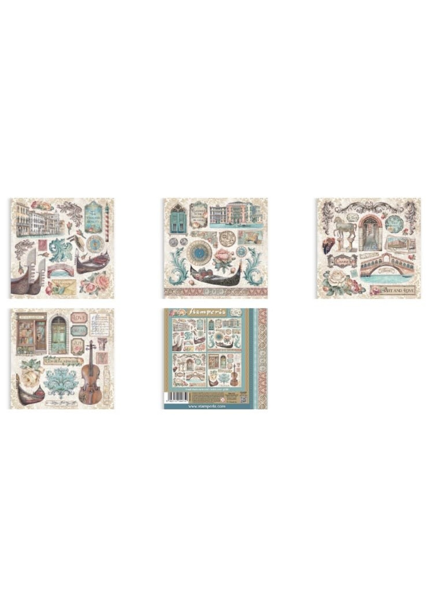 Stamperia Stamperia Stickers, Venice City of Art