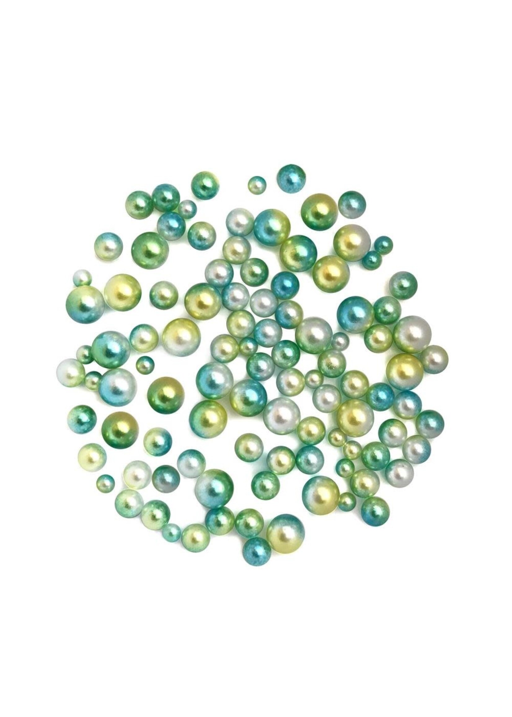 Buttons Galore Pearlz Embellishment Pack 15 g, Tahitian