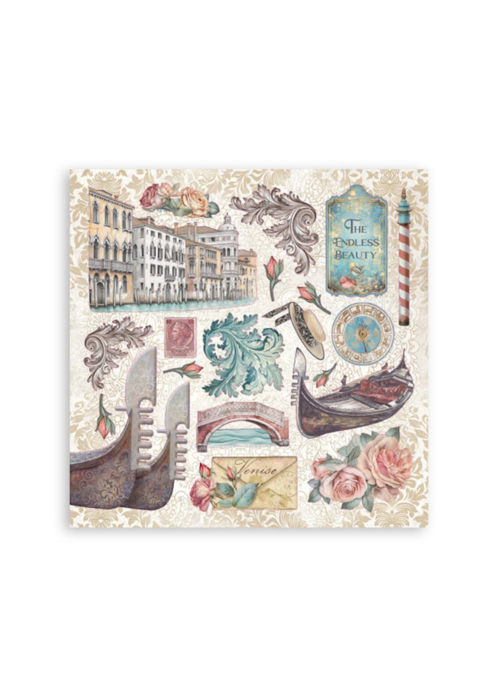 Stamperia Stickers, Venice City of Art