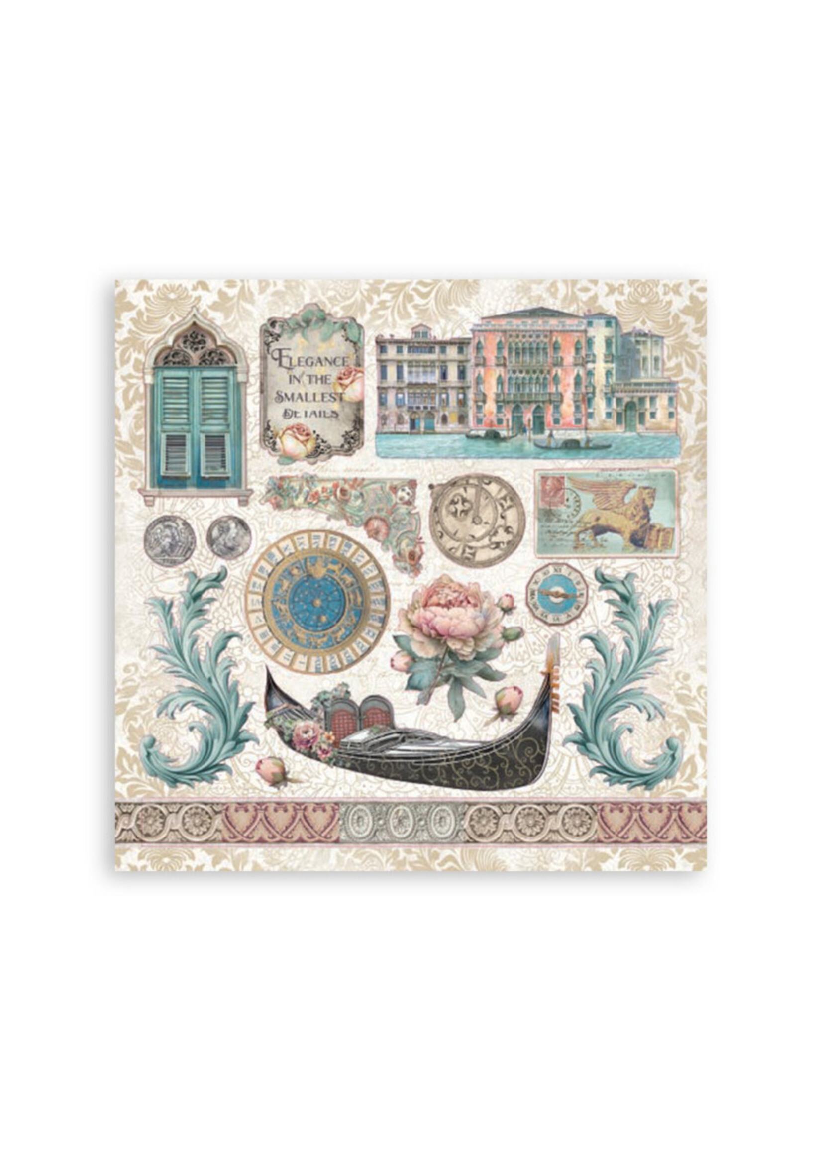 Stamperia Stickers, Venice City of Art