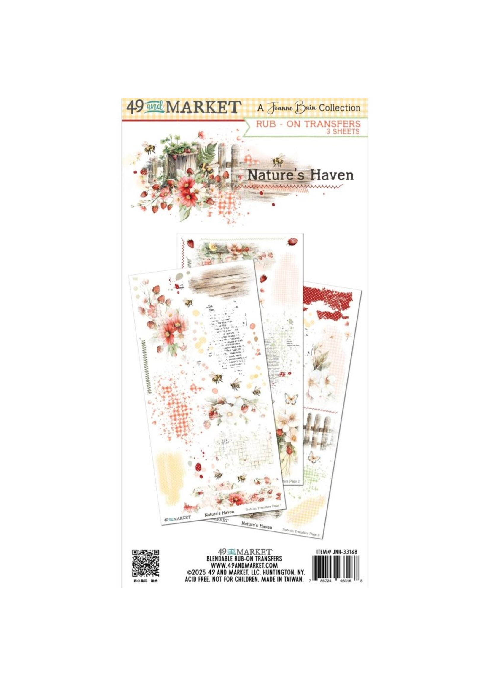 49 & Market Rub-On Transfers, Nature's Haven