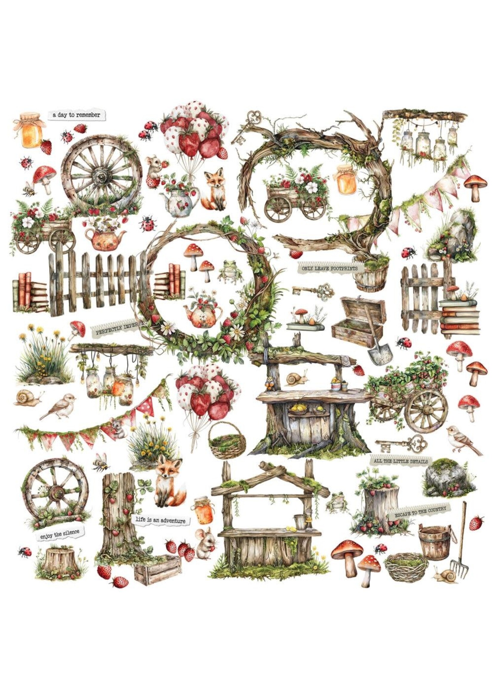 49 & Market Laser Cut Elements, Nature's Haven