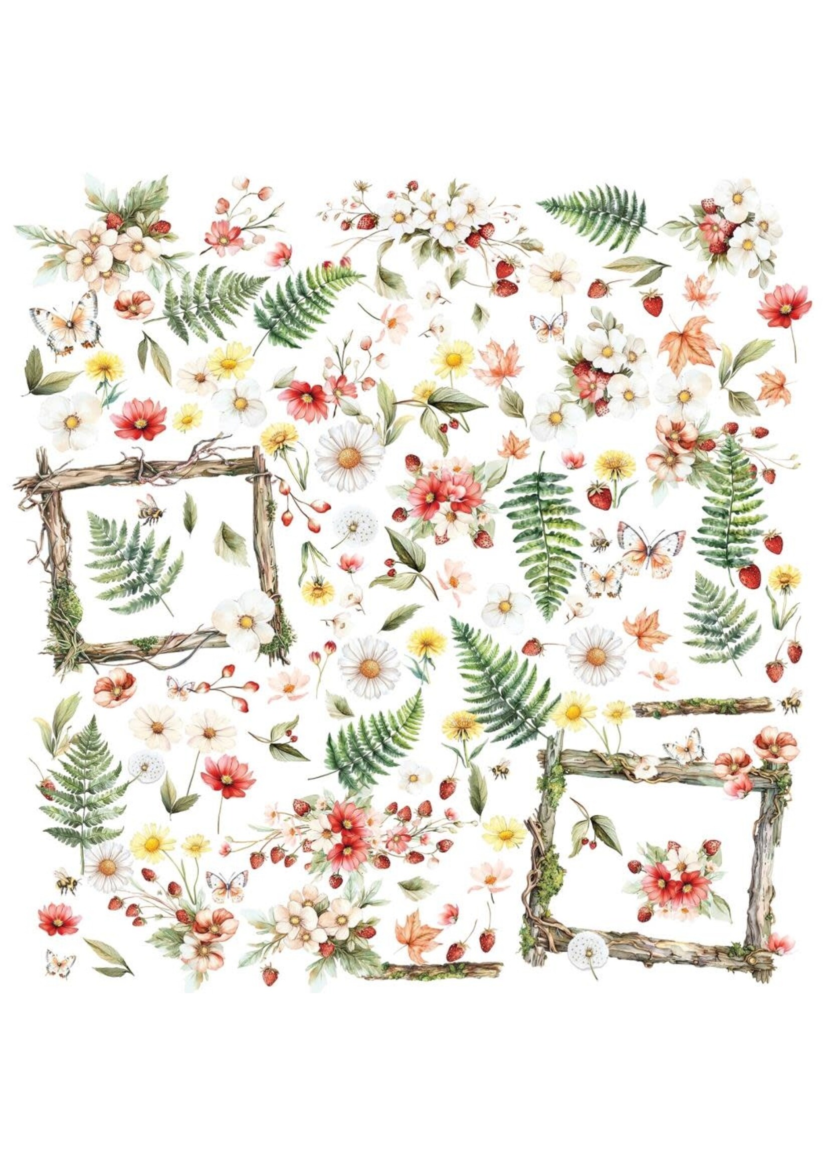 49 & Market Laser Cut Wildflowers, Nature's Haven