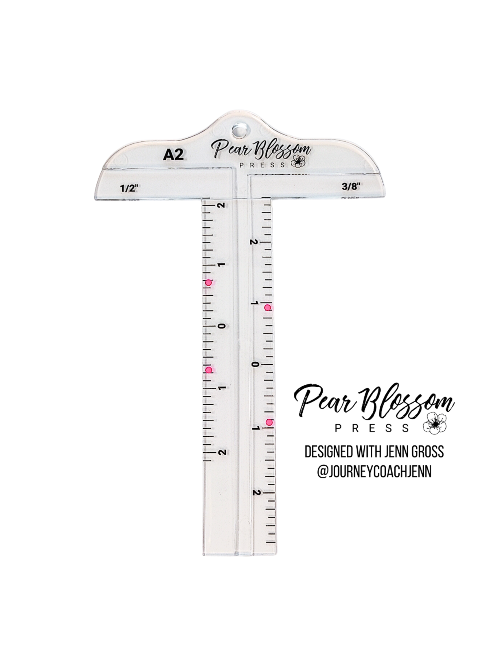 Pear Blossom Cardmaker's T-square ruler, A2