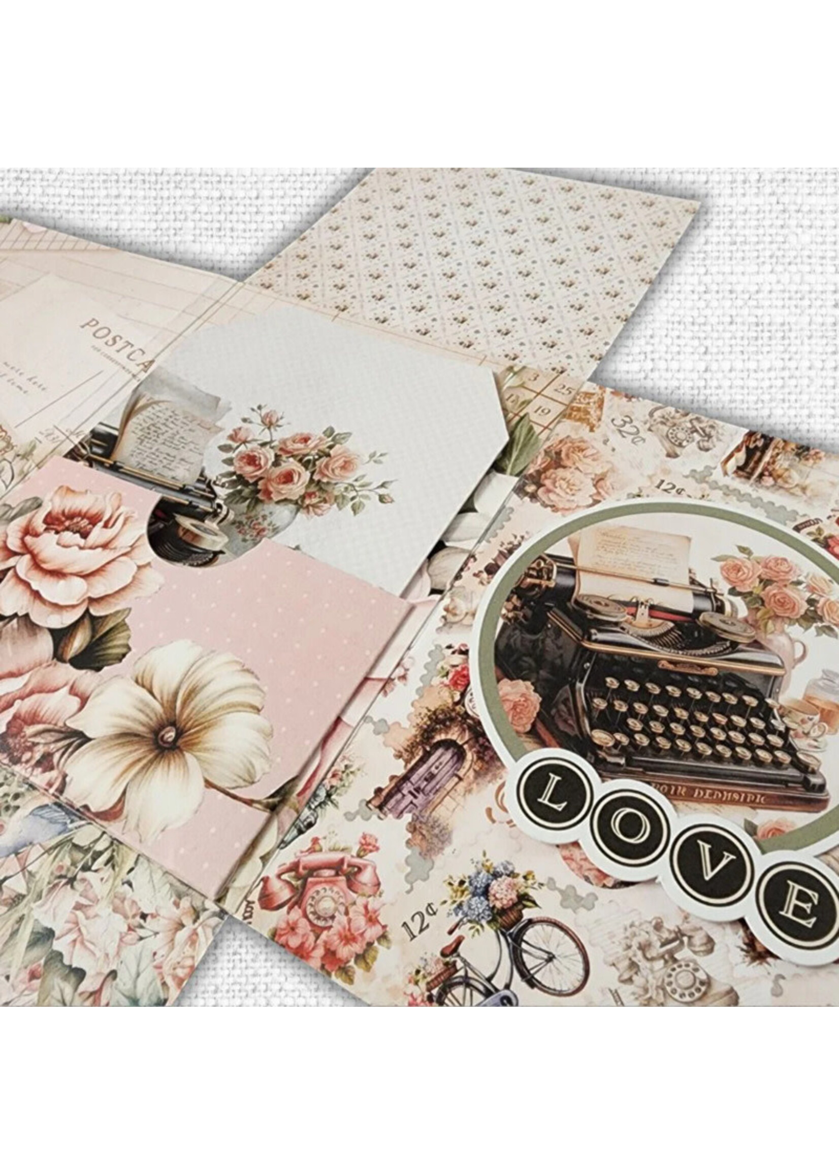 Paper Rose Mini Junk Journal Folio Kit, Afternoon in the Park