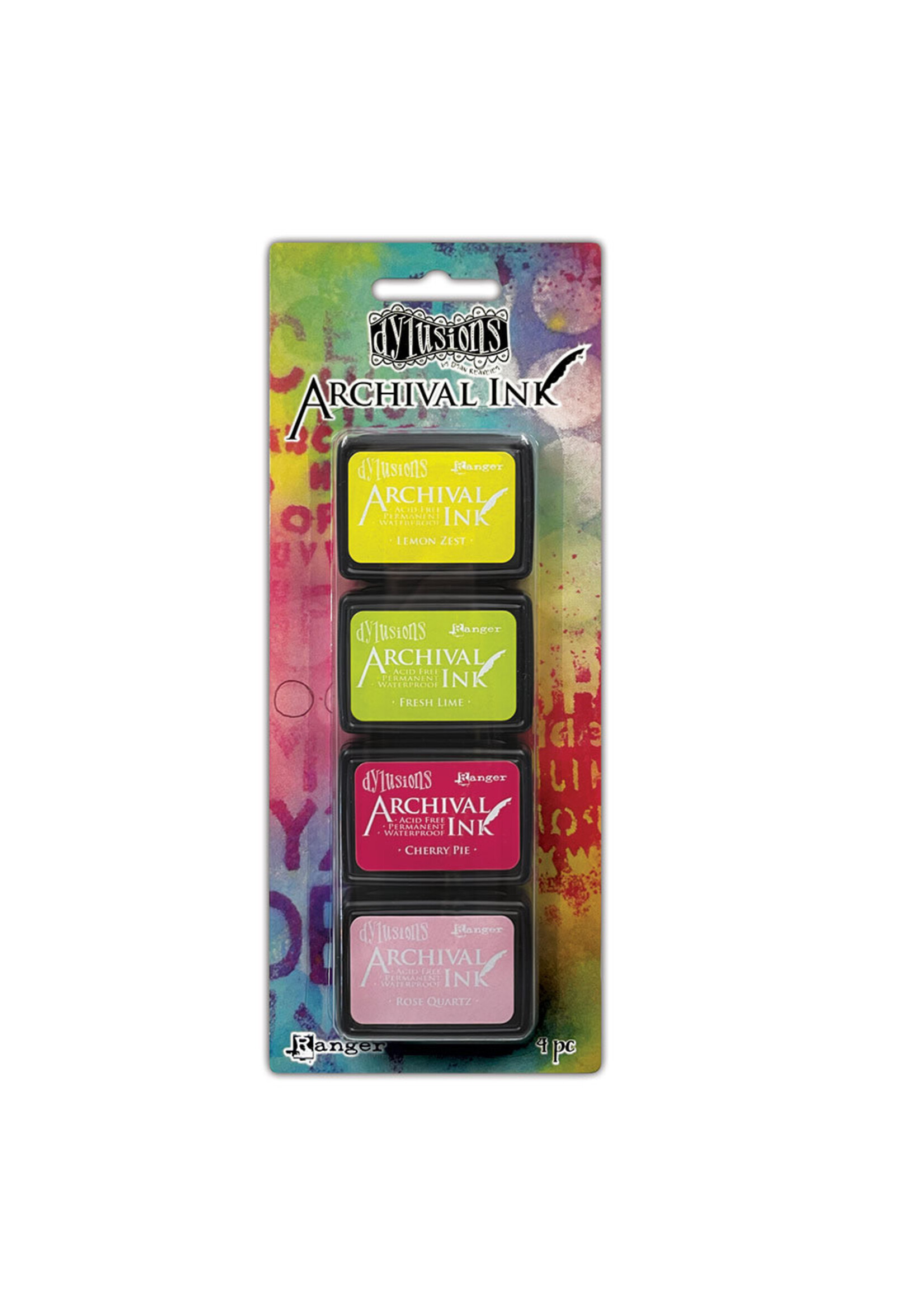 Ranger Dylusionss Mini Archival Ink Pads, Set 5