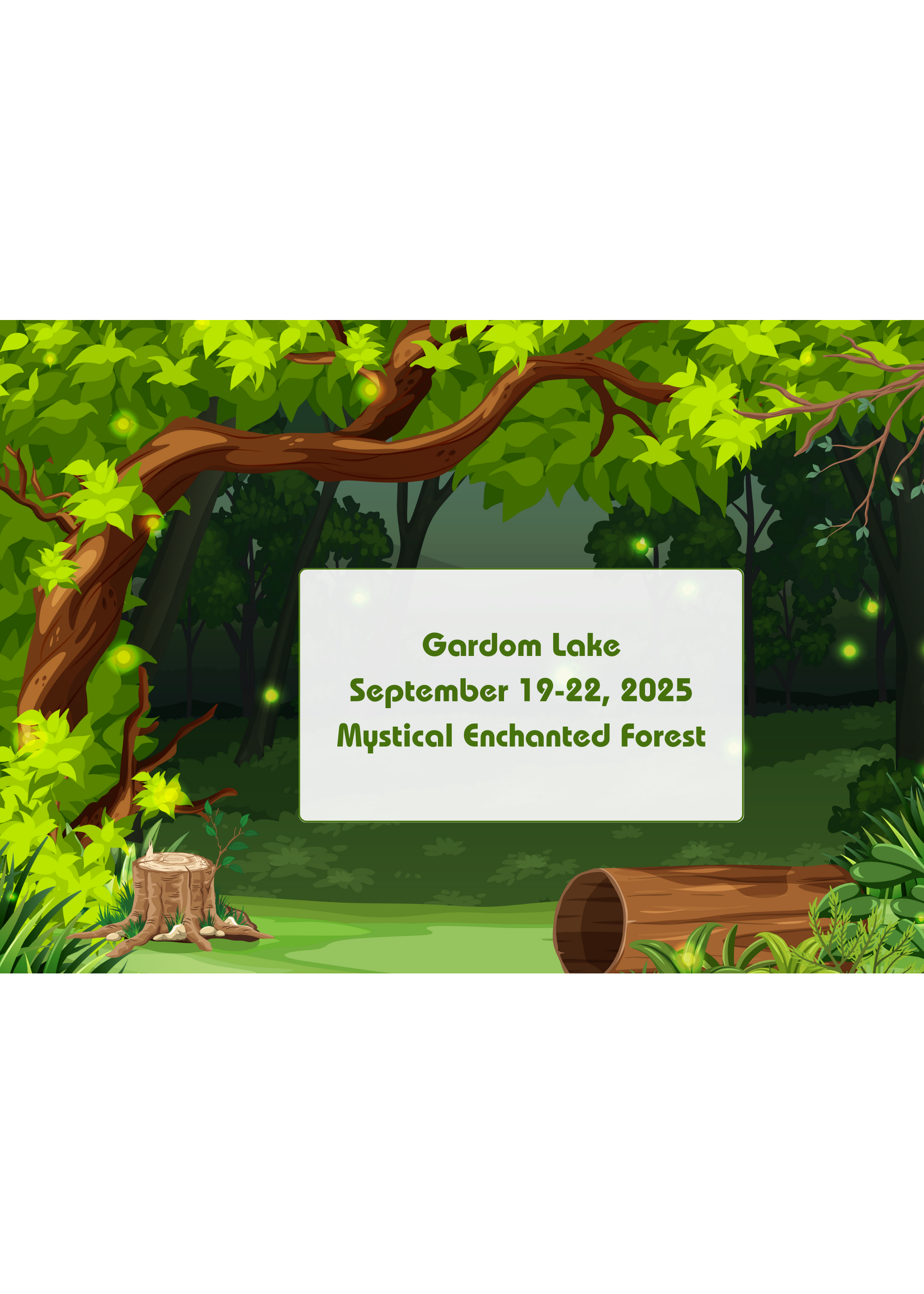 Gardom Lake Sept 19-22, 2025 - Deposit