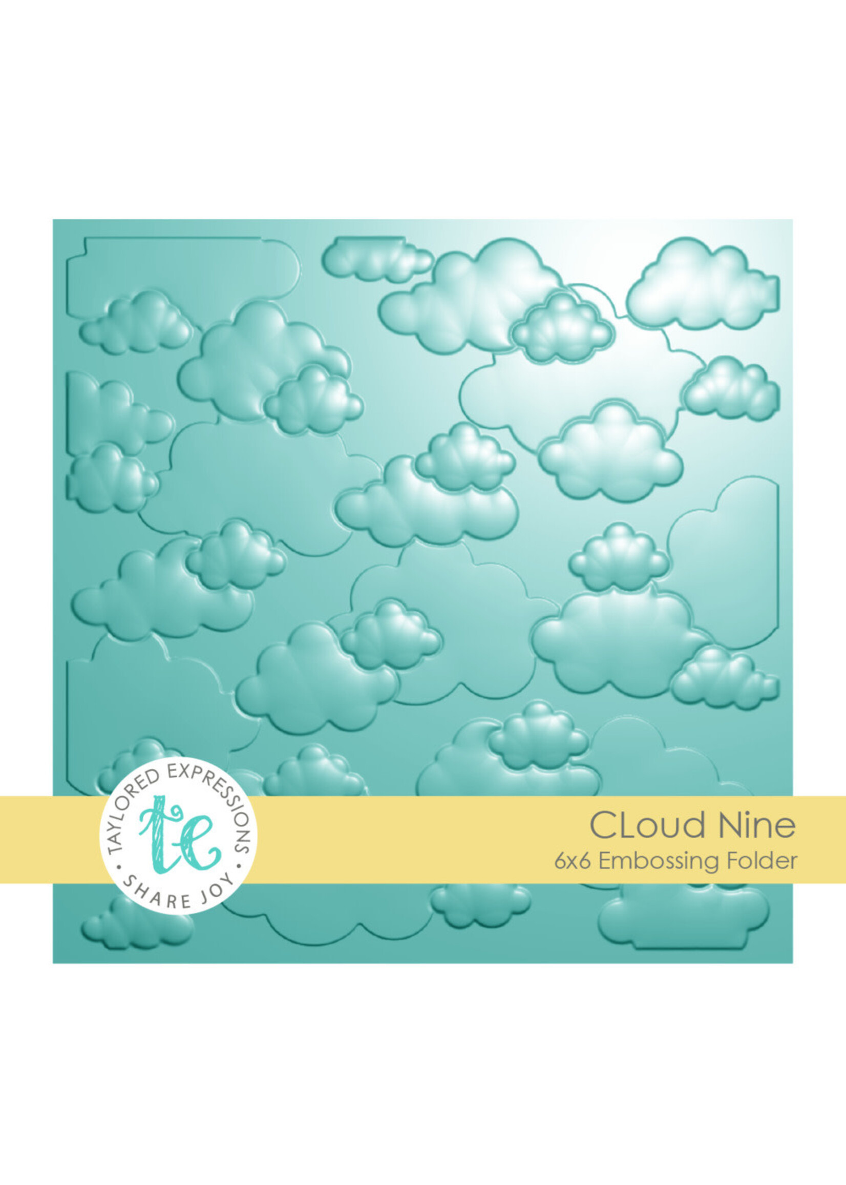 Taylored Expressions Taylored Expressions 3D Embossing Folder, Cloud Nine