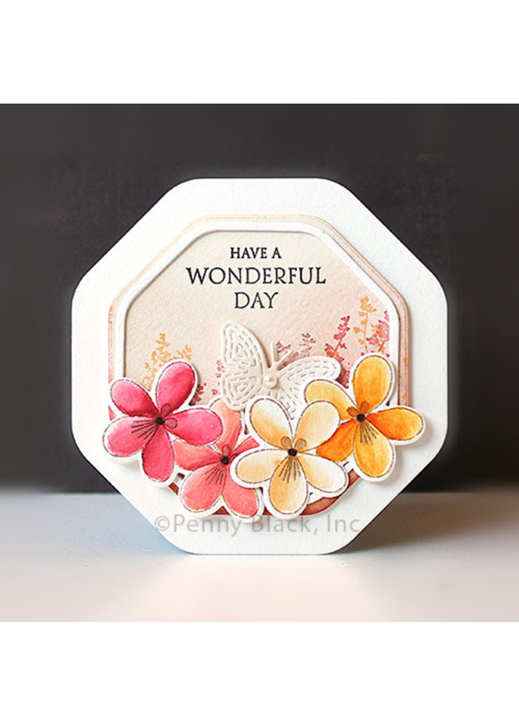 Penny Black Stamp/Die Bundle, Floral Vines