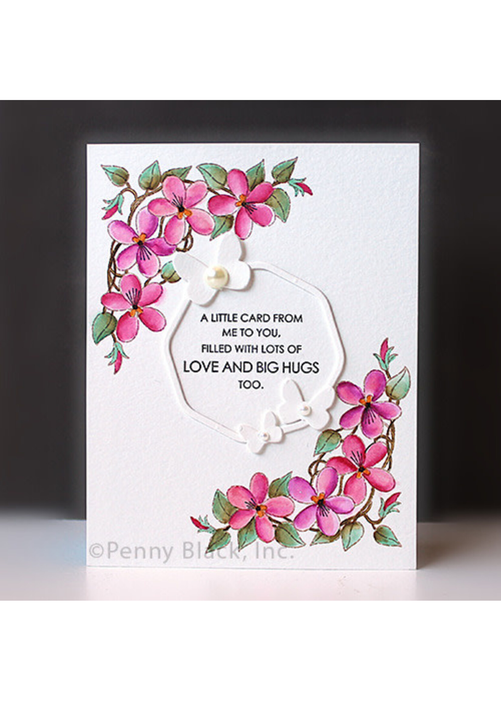 Penny Black Stamp/Die Bundle, Floral Vines