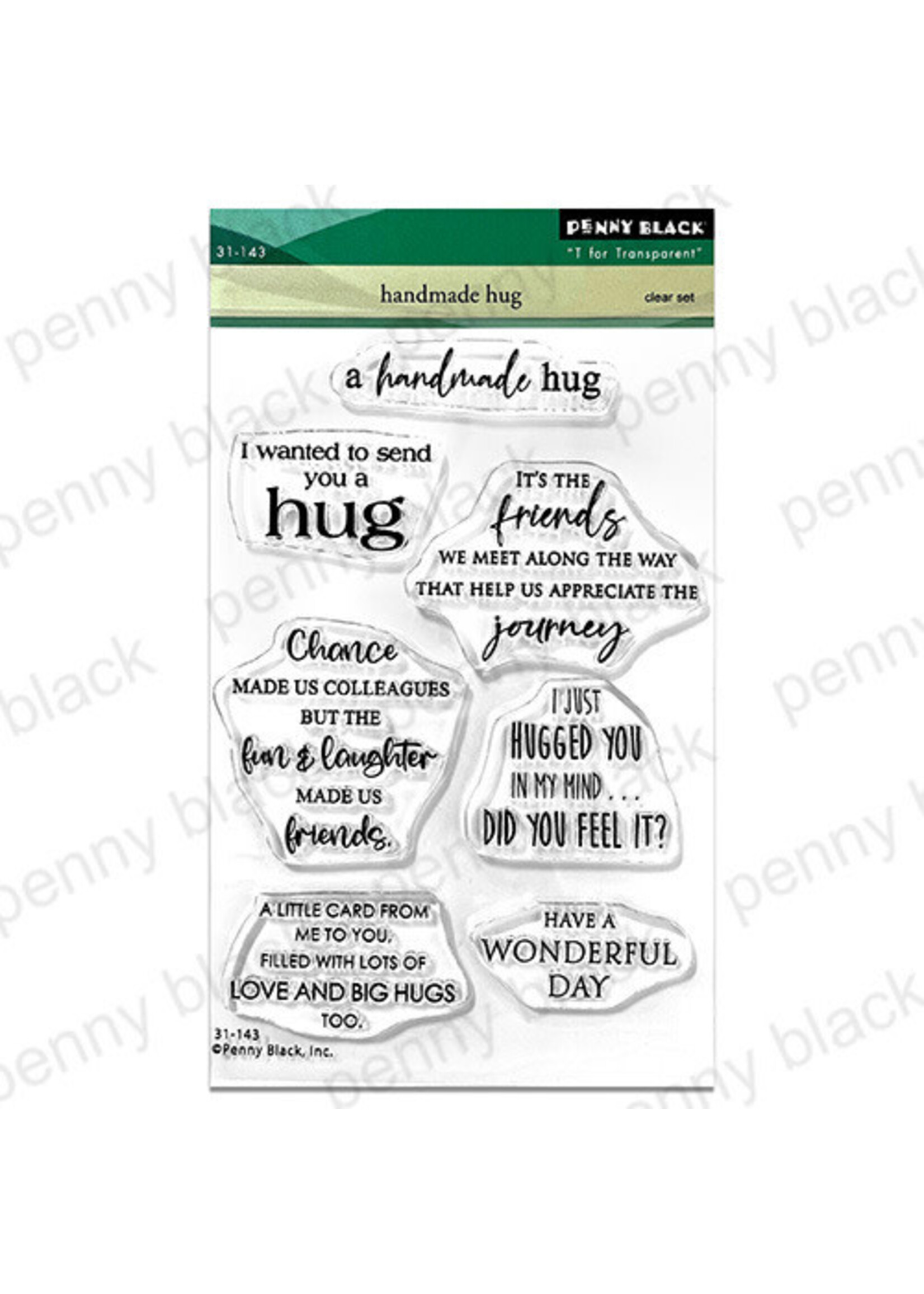 Penny Black Stamp, Hand-Made Hug