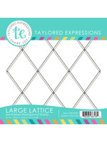 Taylored Expressions Taylored Expressions Cling Stamp, Large Lattice