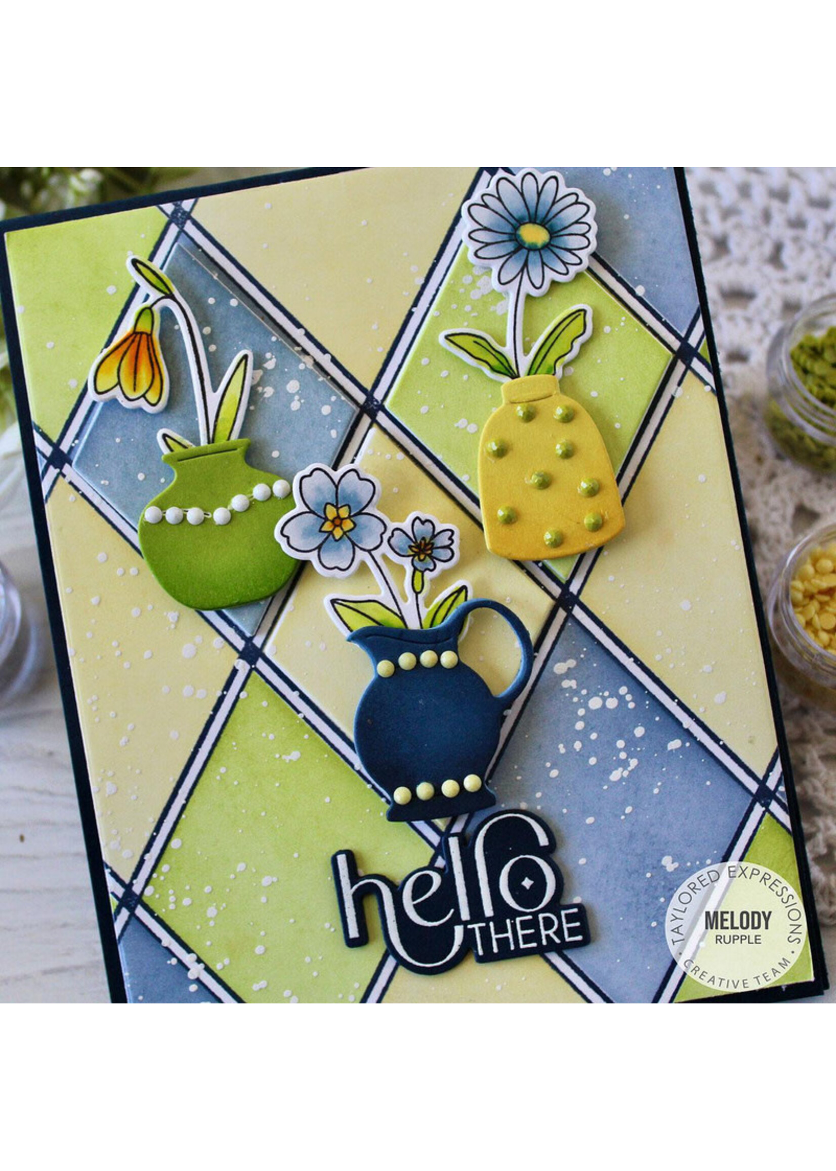 Taylored Expressions Taylored Expressions Cling Stamp, Large Lattice