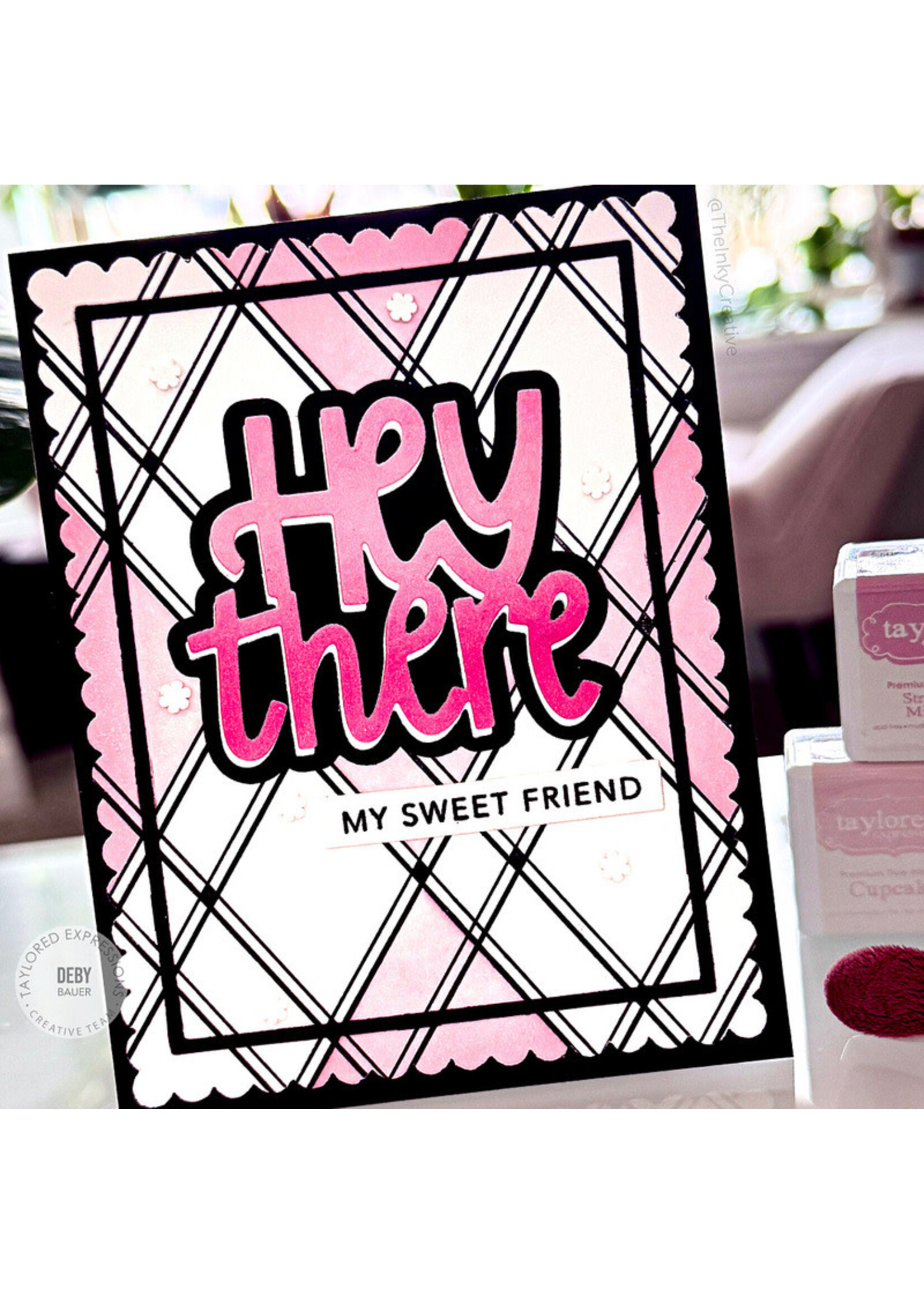 Taylored Expressions Taylored Expressions Cling Stamp, Large Lattice