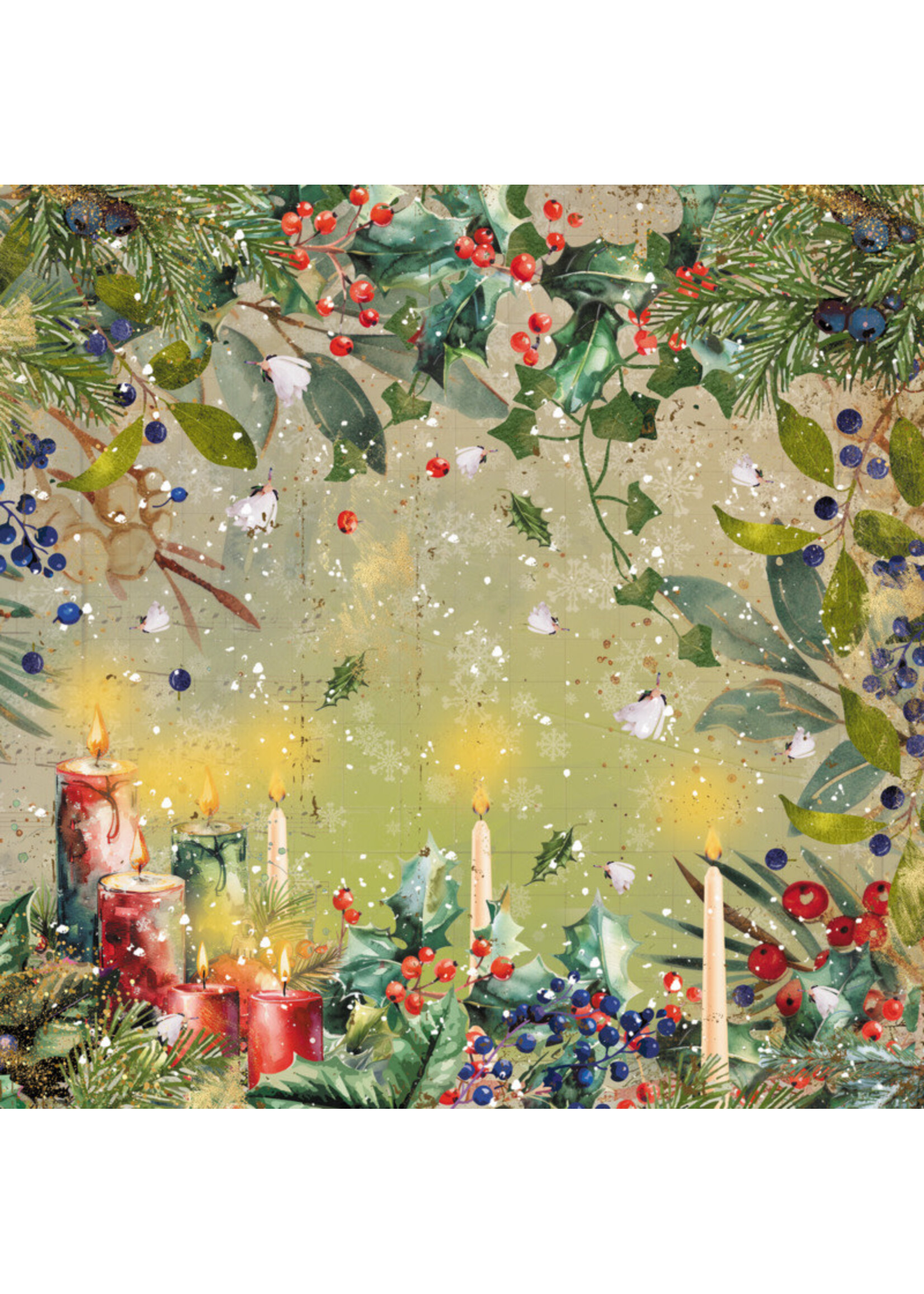 Crafter's Companion 6x6  Paper Pad, Christmas by Candlelight
